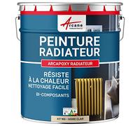 ARCANE INDUSTRIES Peinture Radiateur Chauffage 1 kg Ivoire Clair | S'Applique Facilement sur Radiateur, Résiste à la Chaleur, Fonte, Acier, Alu, Cuivre, Zinc, Galva - Arcane Industries