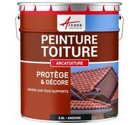 Peinture toiture tuile ciment terre cuite Gris ardoise - RAL 7015 2.5 L