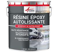 Résine Époxy Sol Autolissante Carrelage et Béton 5 kg Gris Basalte