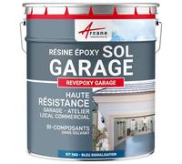 ARCANE INDUSTRIES Résine Époxy Sol Garage Atelier 5 kg Bleu signalisation