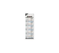 Arcas 13705032 Pile Bouton au Lithium (CR2032, DL2032, Lot de 5 sous Blister)