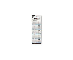 Arcas 13705032 Pile Bouton au Lithium (CR2032, DL2032, Lot de 5 sous Blister)