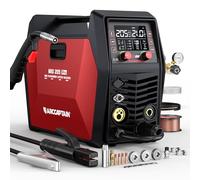 ARCCAPTAIN MIG205Pro 205A MIG MAG Poste à souder 6 en 1 avec application de | FLUX Fil de remplissage / MAG / MIG / Soudeur à gaz de protection / MMA / Lift TIG / Support Spool Gun / Soudage par points