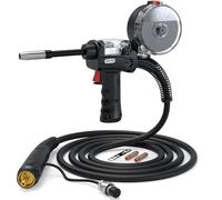 ARCCAPTAIN Pistolet à bobine pour soudage de l'aluminium, connexion Euro, 5 broches, 3 m, compatible avec ARCCAPTAIN MIG205MP, MIG205PRO