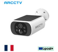 ARCCTV 2K WiFi caméra solaire couleur Vision nocturne conversation bidirectionnelle FHD caméra de Surveillance extérieure sans fil IP66 étanche sirène alarme