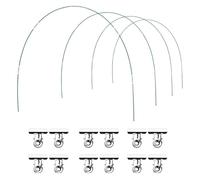 Arceau Tunnel Jardin,Cadre Incurvé Flexible Portable - Filet pour Arceau Jardin | pour Cultures, Gazon, Oiseaux, Poules, Jardinier, Extérieur, Légumes, Fraises Et Choux