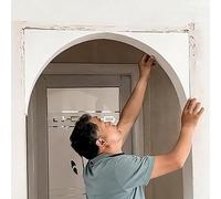 Arch Porte - Coupe demi-cercle - Décoration intérieure - Mousse pré-coupée - Fixation universelle - Surdouable