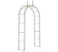 Arche à rosiers Lenz en fer forgé , Marron antique G