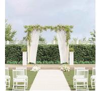 Arche - arceau Vidaxl Arche de mariage Doré 338 x 35 x 300 cm Acier