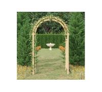 Arche avec Treillis Arche de Rosiers de Patio Arche de Terrasse Jardin Extérieur Arrière-cour 141x97x243 cm Bois de 318420