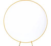 Arche de ballon circulaire en métal, design durable, options personnalisables, 1.5m(59.1in), or