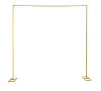 Arche de ballons en métal de 3 x 3 m | Arche de mariage, arche de mariage, hauteur réglable pour anniversaire, fête d'anniversaire, décoration de banquet de Noël