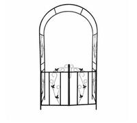Arche de jardin avec portes acier thermolaqué vert 225 cm TERRE JARDIN