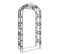 Arche De Jardin Avec Revêtement Anti-Rouille & Système Décor Modulaire 116x45x240 Cm Acier