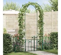 Vidaxl Arche De Jardin Uni Noir 102 X 50 X 218 Cm