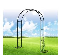 Arche de jardin d'extérieur pour glycine, vigne, fleur, pergola robuste pour plantes grimpantes, arche décorative en fer pour support de plantes.
