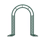 Arche de Jardin en Fer forgé de 8,5 × 7,5 × 1,3 Pieds, Treillis grimpant à Roses à Double Fleur, décoration d'entrée de Patio, Support de Fleurs extérieur, Verdure.(220 * 230 * 40cm)