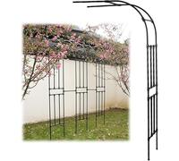 Arche de Jardin en métal for Plantes grimpantes, Treillis Demi-Arche résistant aux intempéries, Montage Facile, Largeur(W120xH240cm/W3.9xH7.9ft)