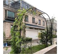 Arche de Jardin en métal pour Plantes grimpantes, pergola Robuste en tuyaux de Fer, Structure résistante aux intempéries pour rosiers et vignes
