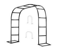 Arche de Jardin en métal Robuste, pergola avec Treillis réglable de 80 à 400 cm, idéale pour Les Plantes grimpantes Lors de Mariages et Autres cérémonies en extérieur. Structure de Jardin So