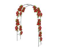 Arche De Jardin - Kinzo - 240 X 140 Cm - Métal Avec Revêtement Poudre - Vert - Résistant Aux Intempéries Multicolore