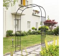 Arche De Jardin Metal, 200X270CM 210X270CM 220X270CM 230X270CM Arcade à rosiers, 19mm Épaissir Tube Galvanise, Idéale Jardin, Pelouse, Terrasse, Cour, Décorations Mariage (Taille : W210XH240CM)