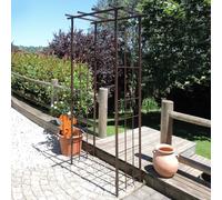 Arche de jardin pergola en fer vieill...