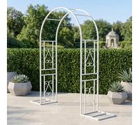 Arche de Jardin Robuste - Structure en Acier Solide, Conception résistante aux intempéries pour entrée de Jardin, vignes, Cour arrière, pelouse, pergola, tonnelle