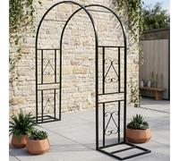 Arche de Jardin Robuste - Structure en Acier Solide, Conception résistante aux intempéries pour entrée de Jardin, vignes, Cour arrière, pelouse, pergola, tonnelle