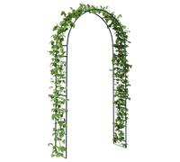 Arche de jardin, structure en plastique résistante, pour soutenir les plantes grimpantes, vert militaire