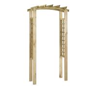 Arche de jardin - VIDAXL - 110x60x220 cm - Bois massif imprégné - Blanc