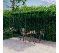 vidaXL Pergola de Jardin en Fer - 6x3x2,5 m - Marron Antique