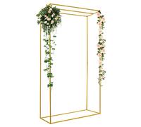 Arche de mariage, arche en ballons, arche de roses, 2,8 mètres, décor de fond doré, arche de mariage, fleurs, ballons, cadre, bricolage
