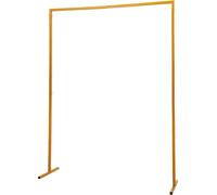 Arche de mariage avec pieds de support - Structure métallique carrée autoportante - Arche en fer de 2 x 1,5 m - Décoration pour le jardin, les fêtes, les photos - Dorée