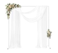 Arche de mariage de 2,2 m - Cadre en métal - Kit de support pour arche de ballons - Pour jardin, arche de fleurs, anniversaire, fête, décoration de fond