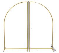Arche de mariage, design élégant, structure métallique résistante, M, dorée