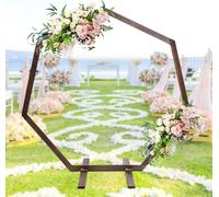 Arche de mariage en bois 2.2m Arche de ballon Support de ballon DIY décoratif de jardin Cadre floral pour la décoration de fête de mariage