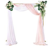 Arche de Mariage en métal - Arche de Mariage - Arche carrée - Fleur - Décoration de Mariage - Arche de Mariage - Doré
