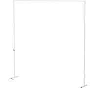 Arche de mariage métallique blanche 3 x 3 m – Arche de mariage pour cérémonies, fêtes et jardins – Décoration pour fleurs et guirlandes lumineuses