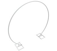 Arche de mariage ronde - Structure d'arrière-plan ronde - Cadre métallique de taille M, environ 210x203 cm - Pour la décoration florale et les ballons - Mariage, fête, fiançailles - Blanc