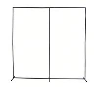 Arche de mariage - Support métallique - 2,3 m x 2,3 m - Cadre en fer robuste - Pour la cérémonie, la réception et les photos - Noir
