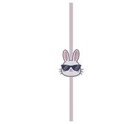 Arche de porte | Tête de lapin - Armoire de Pâques - Printemps - Décoration de festival mignonne - Nœuds - Maison, cuisine, cheminée, dortoir, école, armoire, ruban floral, décoration suspendue, rose