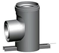 Arche de support Wolf 2651326 87 degrés, simple paroi, PP jusqu'à 120 degrés C, avec rail de support, DN 160
