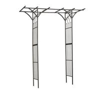 Arche double droite - NATURE - Métal - Noir - 114x66xH232 cm
