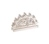 Britesta Arche lumineuse en bois motif Père Noël & renne