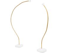 Arche pour ballons - Kit trépied avec plaque de base - Réglable de 1,5 à 2,5 m - Cadre flexible en aluminium, plastique et PVC - Taille M - Or