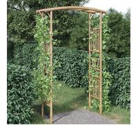 vidaXL Arche pour rosiers Bambou 118x40x187 cm Marron Résistant aux intempéries