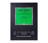 Bloc De Papier Aquarelle 300 G Sur M² Grain Fin