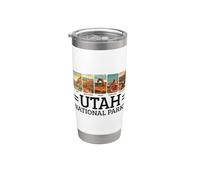 Arches des parcs nationaux de l'Utah Bryce Canyon Zion Capitol Reef Gobelet isotherme en acier inoxydable double paroi