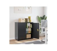 Archiefkast 90x40x90 cm staal antracietkleurig339731